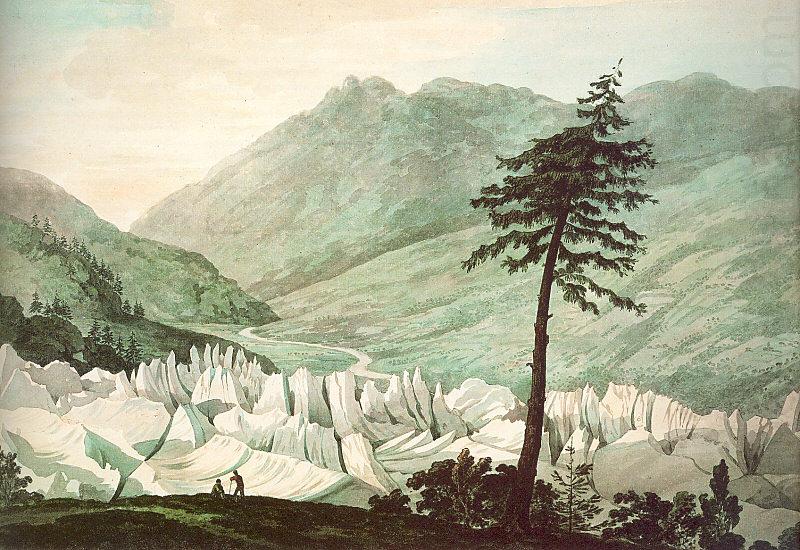Pars, William The Glacier of Grindelwald china oil painting image